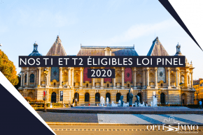 Nos T1 et T2 éligibles loi Pinel à Lille 2020